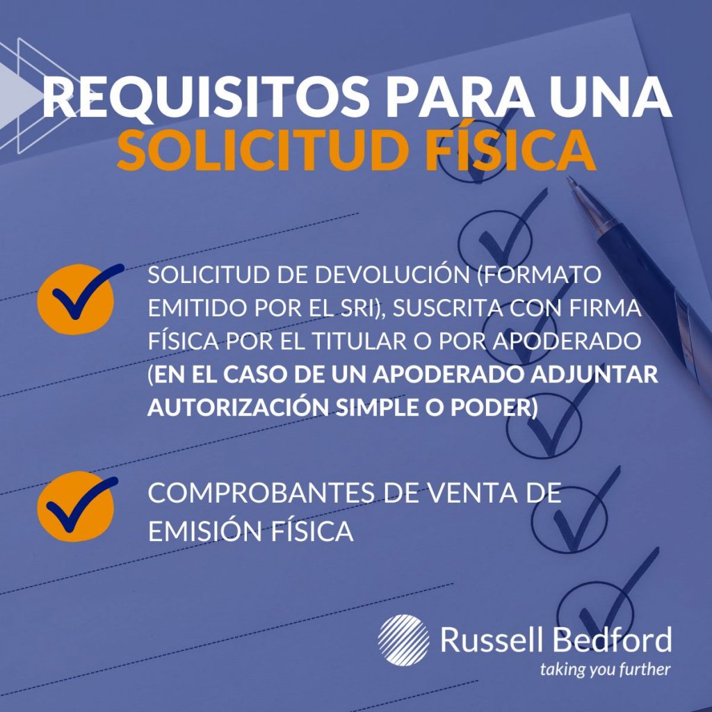 SRI modifica la devolución de IVA a adultos mayores - Russell Bedford EC
